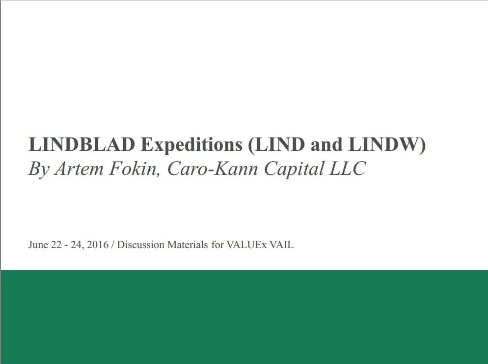 Carro-Kan Capital Presentation - ValueXVail 2016