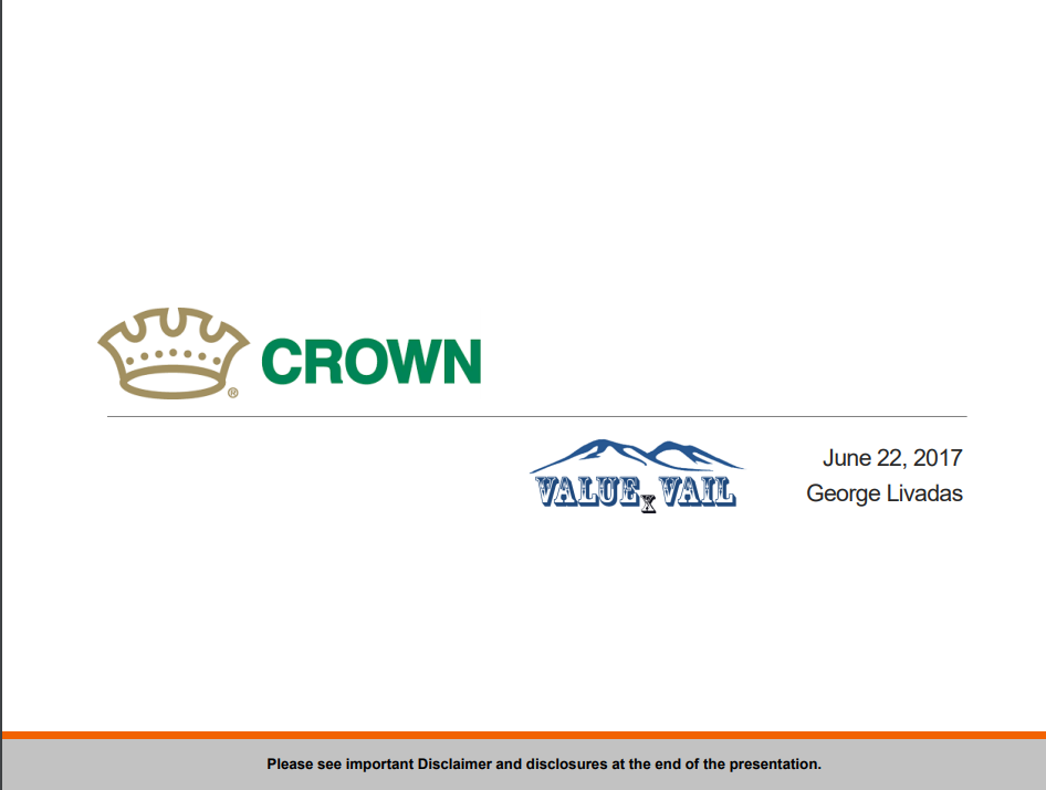 Livadas – Upslope Capital Management: Investment Strategy - ValueXVail 2017