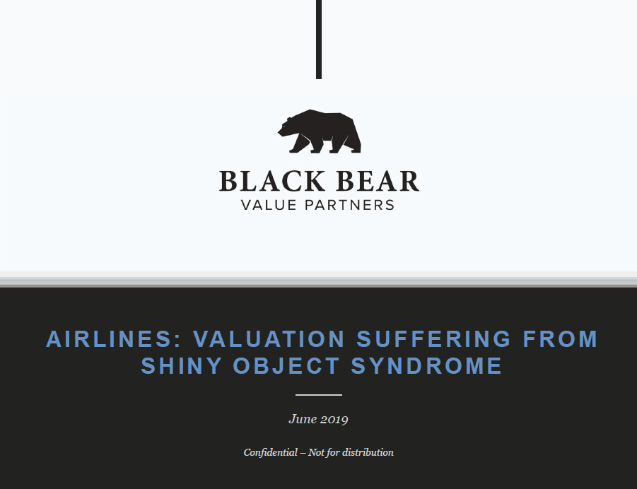Airlines: Valuation Suffering from Shiny Object Syndrome - ValueXVail 2019