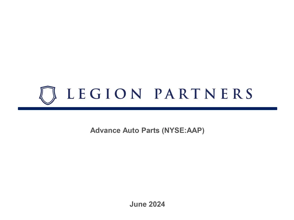 Advance Auto Parts (AAP)