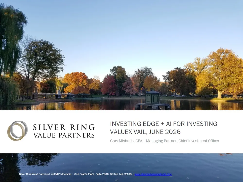 Gary Mishuris - INVESTING EDGE + AI FOR INVESTING