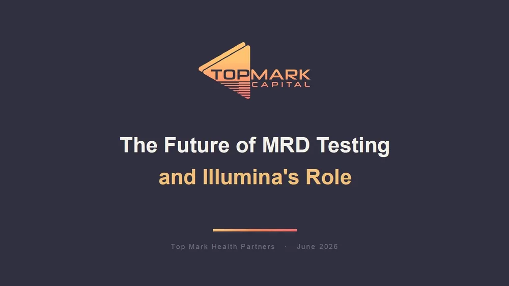 Jason Wallace - The Future of MRD Testing and Illumina's Role